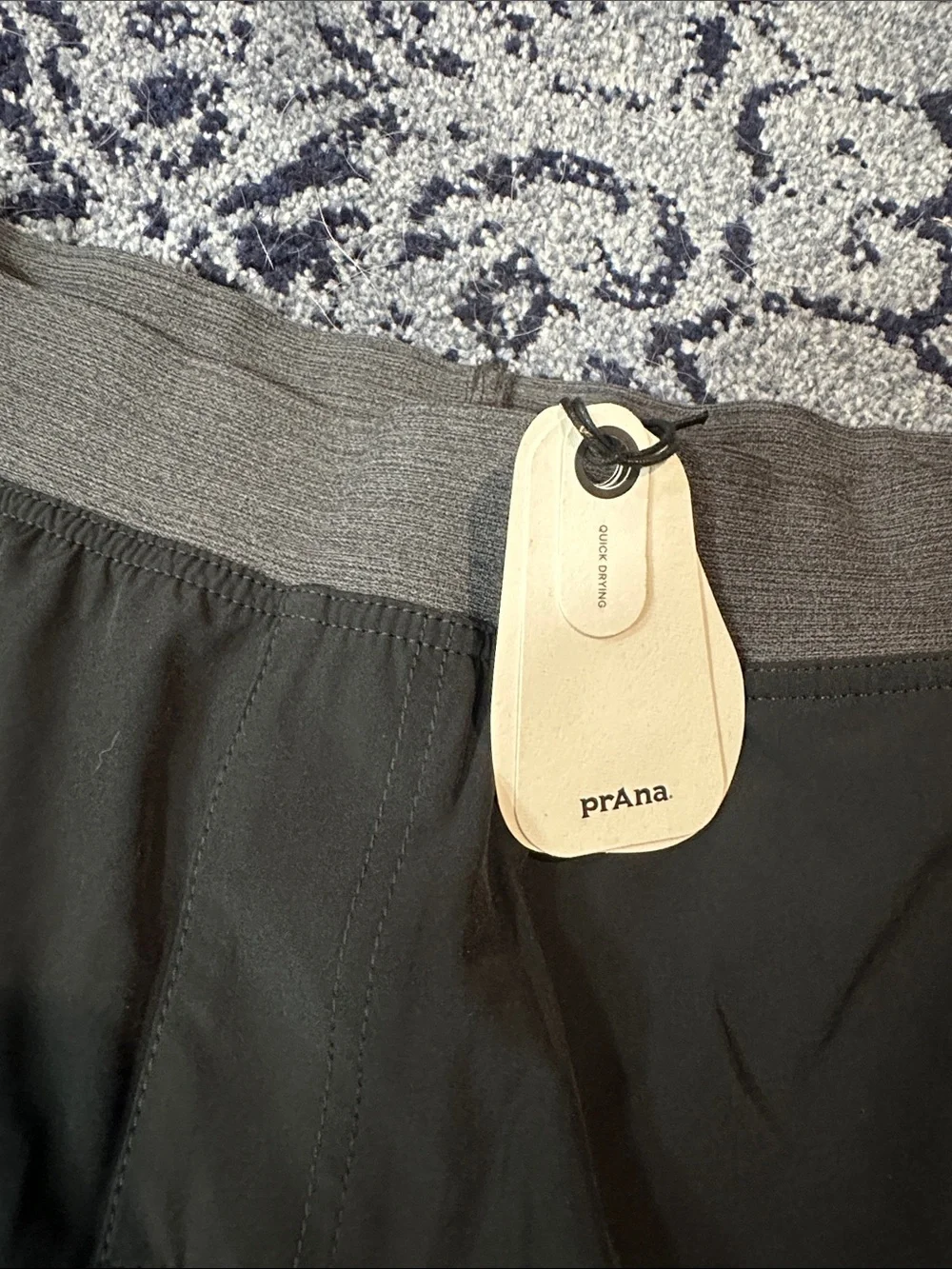NWT Prana Men's Super Mojo Short II BLACK Size Medium